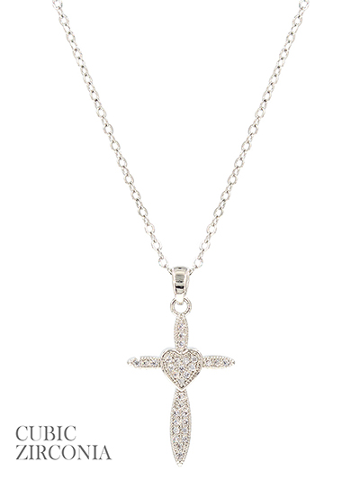 Cross Heart Necklace