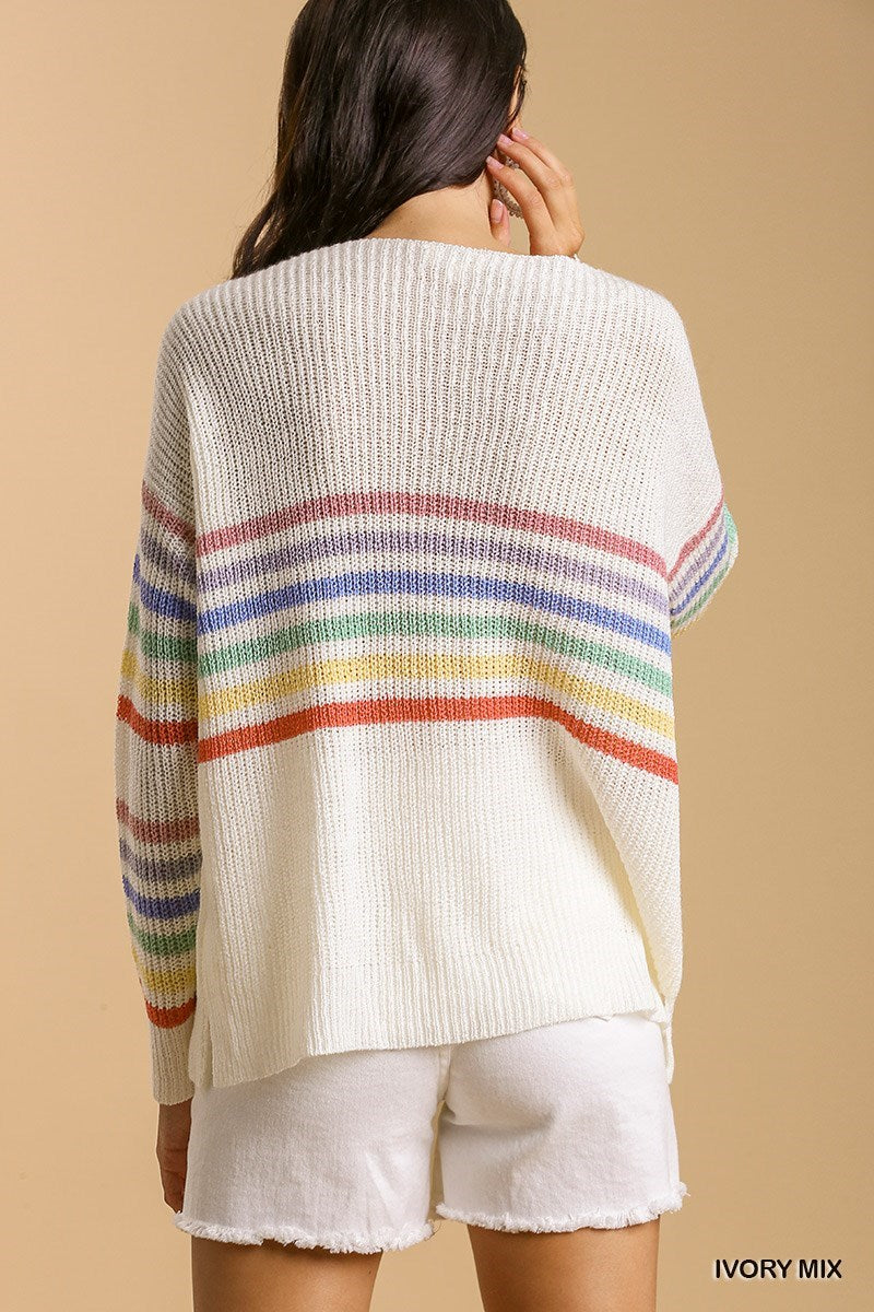 Rainbow Cozy Sweater