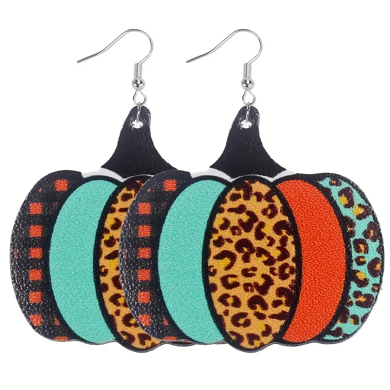 Fall Leather Earrings