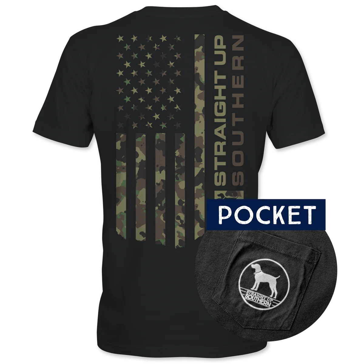 Camo American Pocket Tee