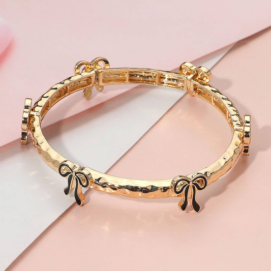 Bow Bar Stretch Bracelet