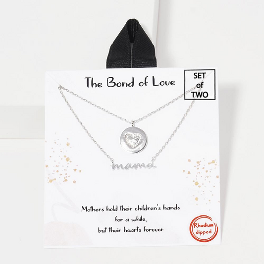 Mama Bond Sentiment Necklace