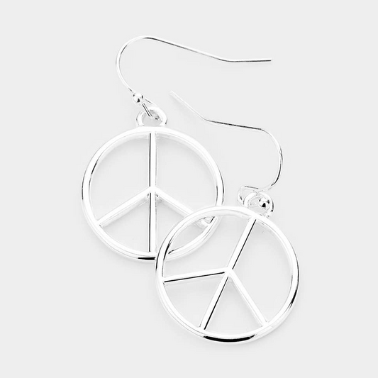 Peace Sign Earrings