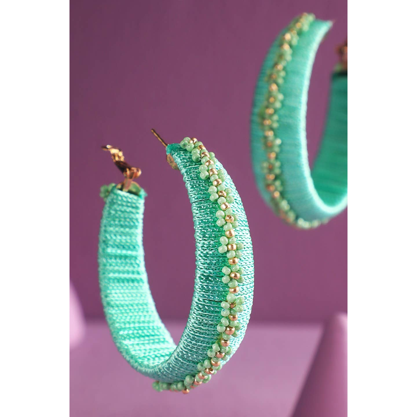 Thread Wrapped Hoops