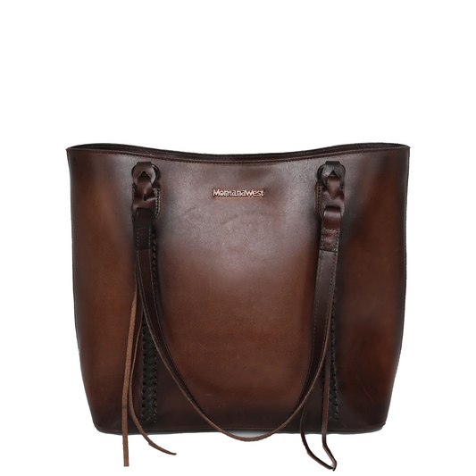 Montana West Genuine Leather Tote