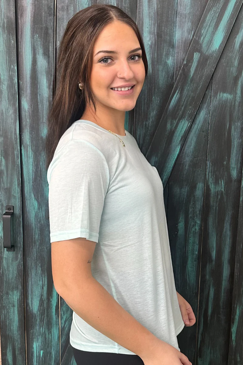 Simple Crew Neck Top