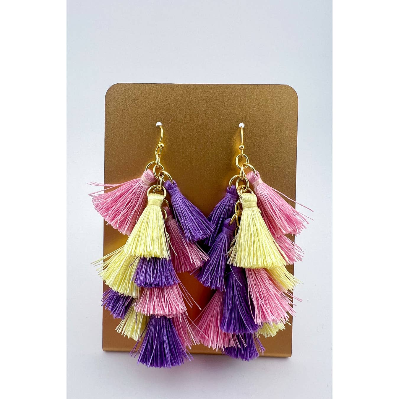 Bella Tiered Tassel Earrings
