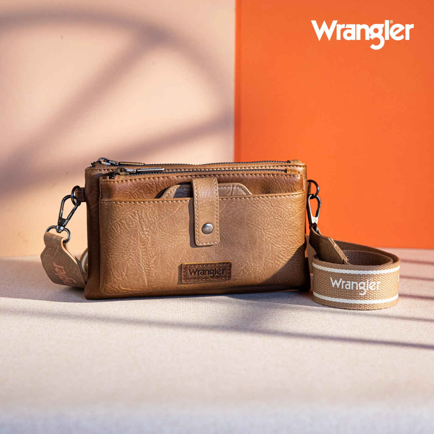 Wrangler Dual Zipper Crossbody