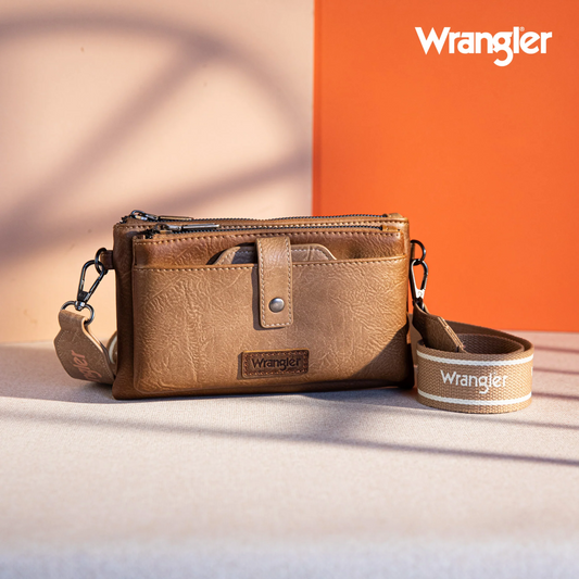 Wrangler Dual Zipper Crossbody