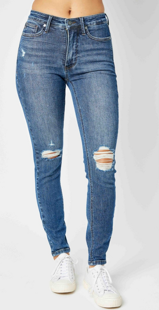 MR Tummy Control Destroy Skinny Jeans 88798