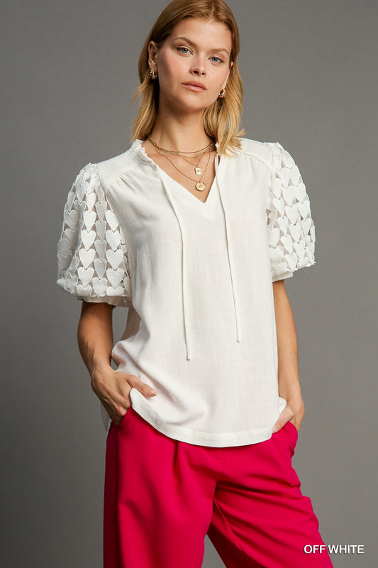Heart On My Sleeve Blouse