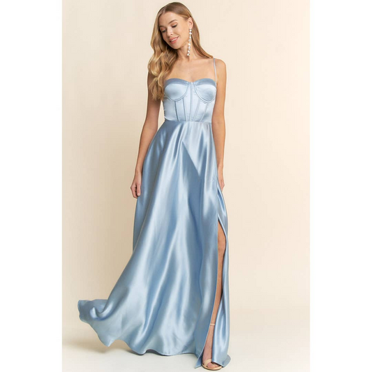 Corset Satin Gown