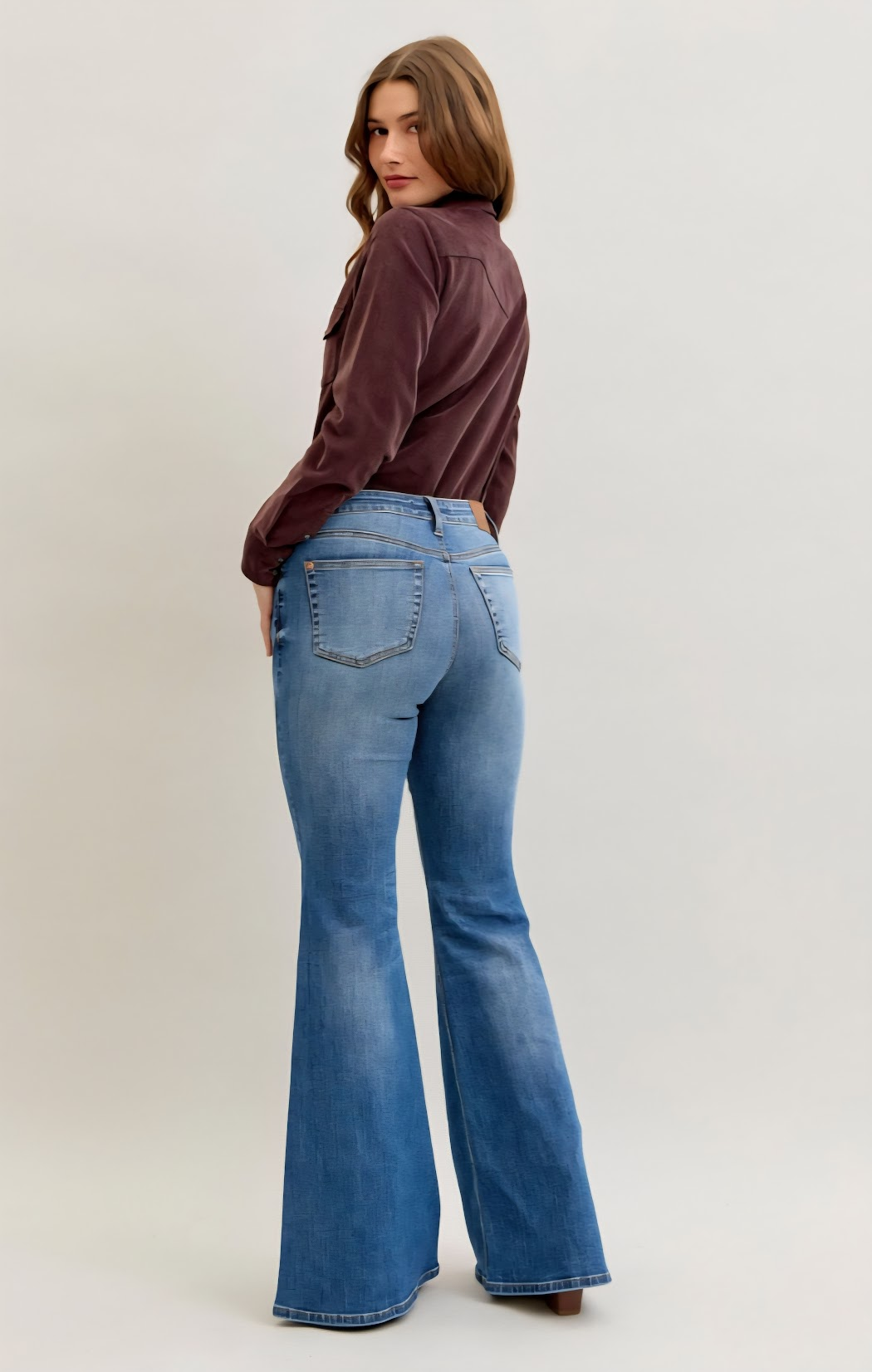 Jaqueline Double Seam Flare 881014