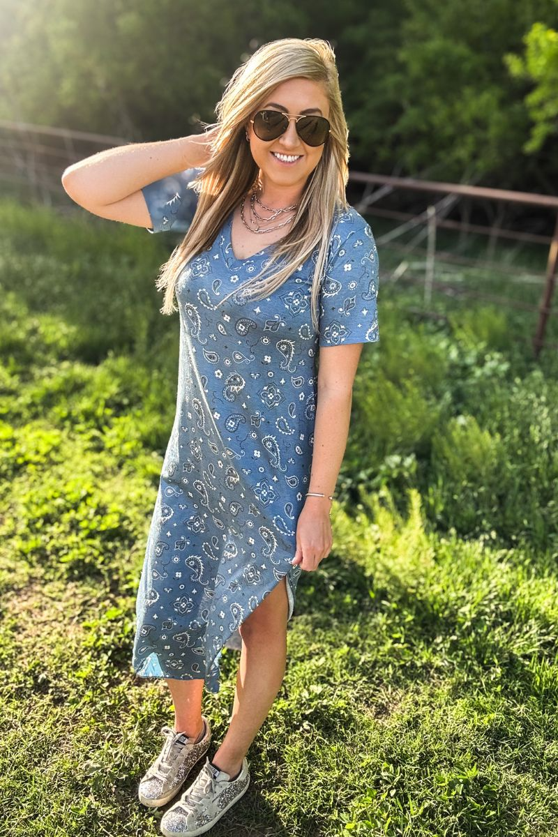 Bandana Babe Maxi Dress S