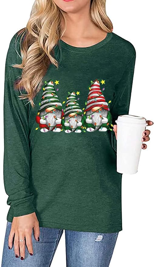 Christmas Gnomes Long Sleeve Tee