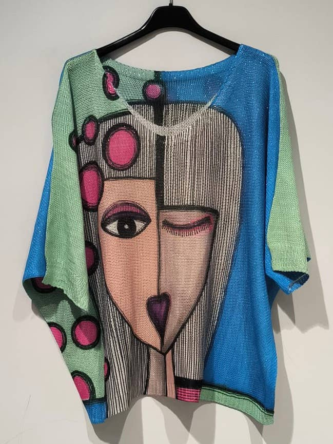 " Picasso" Knit Sweater