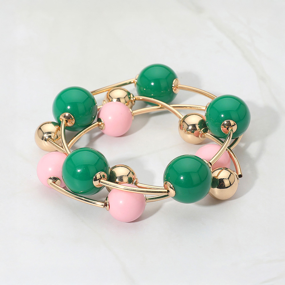 Bubble Bead Stretch Stack Bracelet