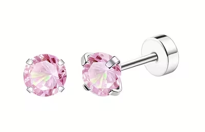 Stainless Steel Flat Back Rhinestone Studs