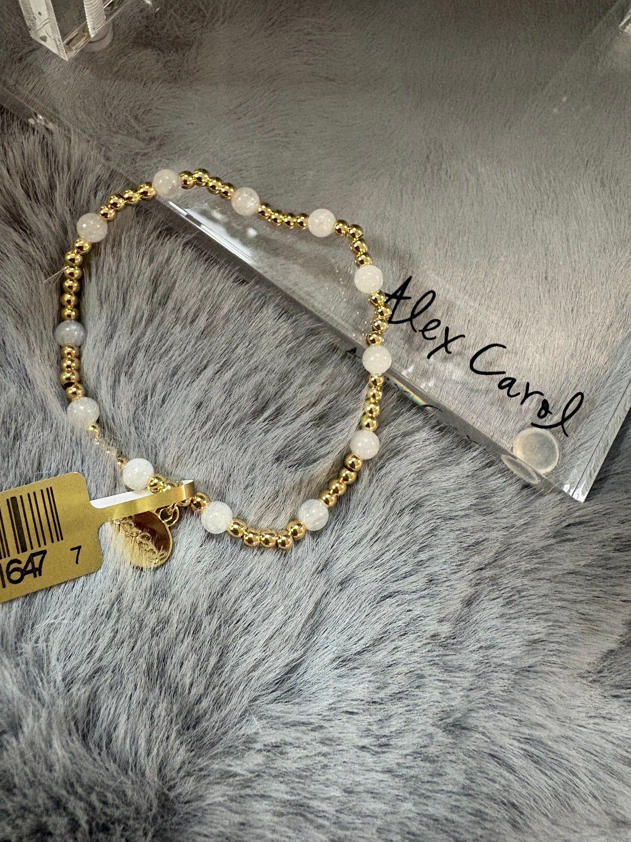 Alex Carol Glass Pearl Bracelets