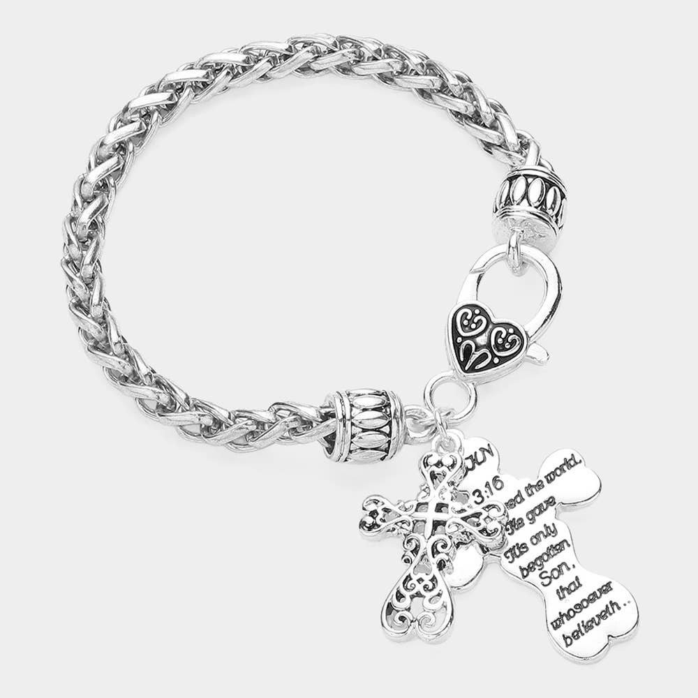 John 3:16 Charm Bracelet