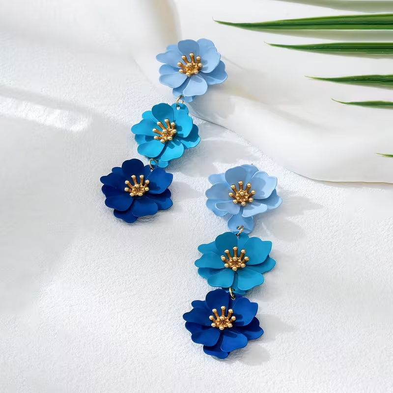 Floral Stack Earrings