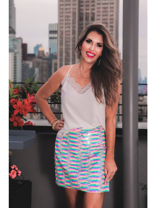 All That Glitters Sequin Skirt