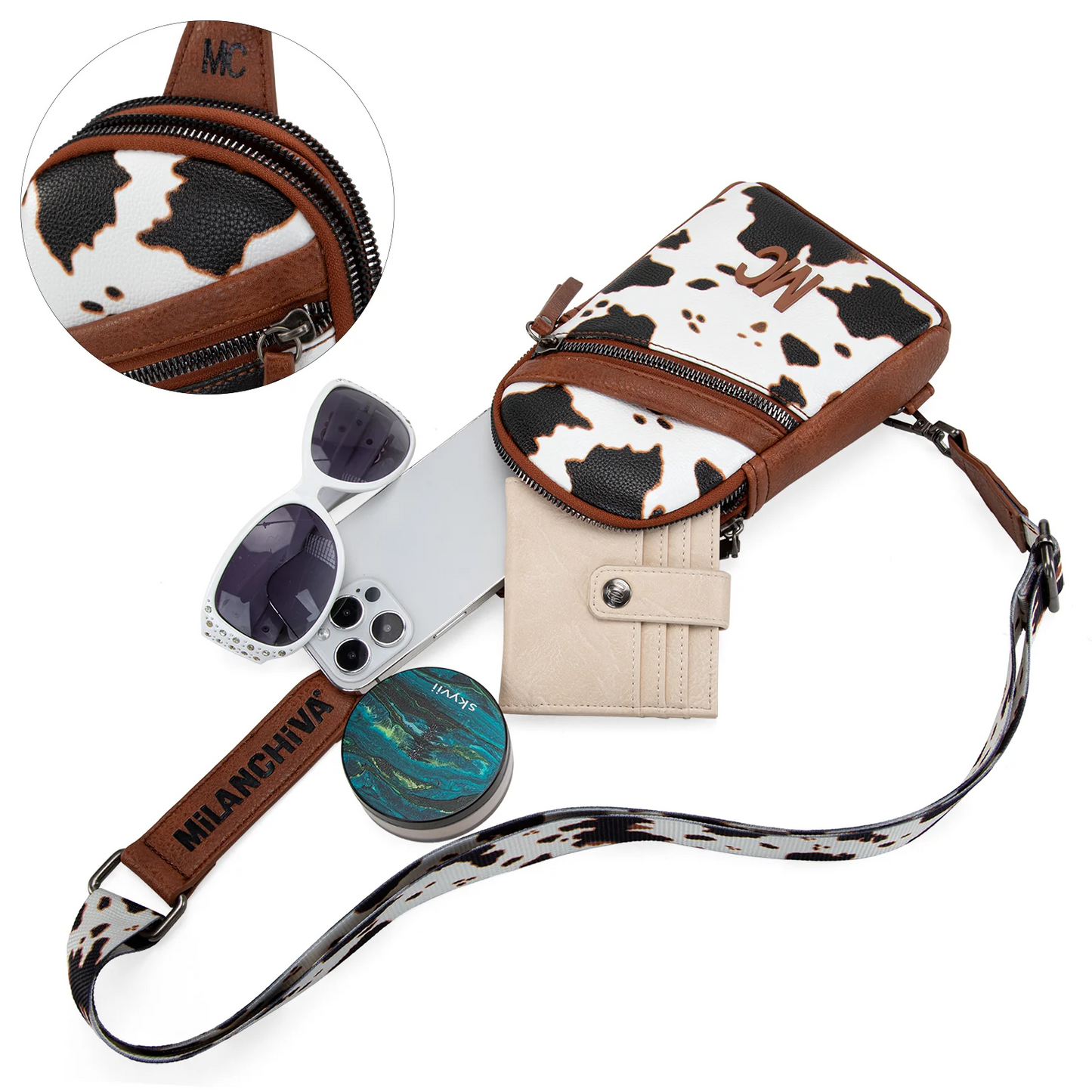 Milan Chiva Cow Sling Bag
