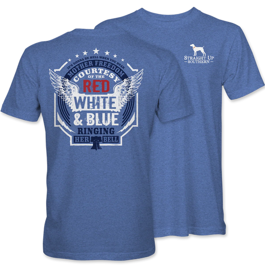 Courtesy Of Red White Blue Tee