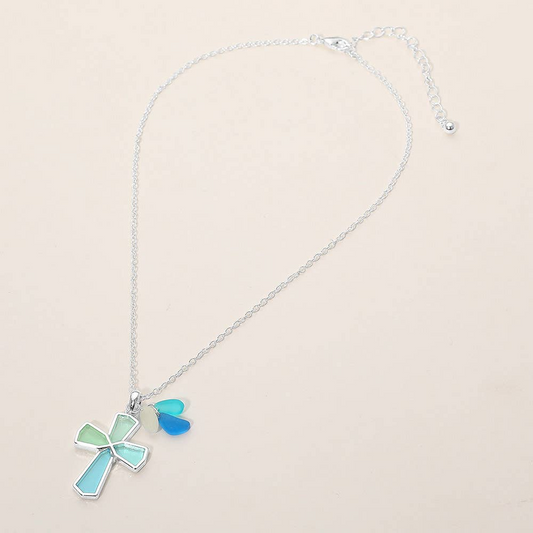 Sea Glass Cross
