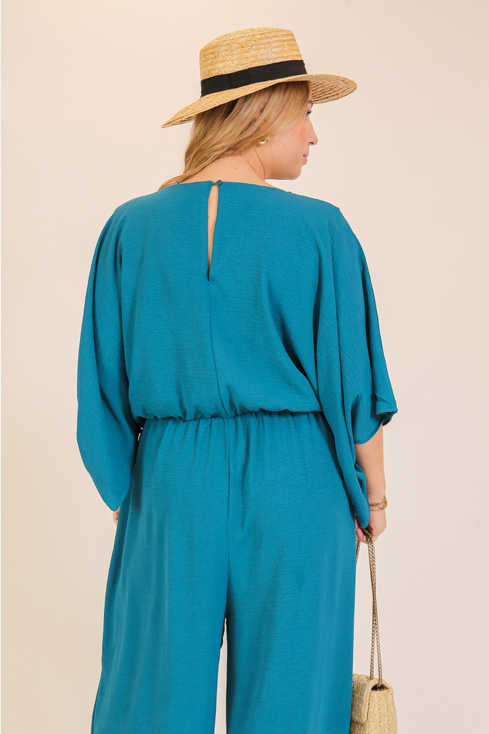 Teal We Meet Again Jumpsuit