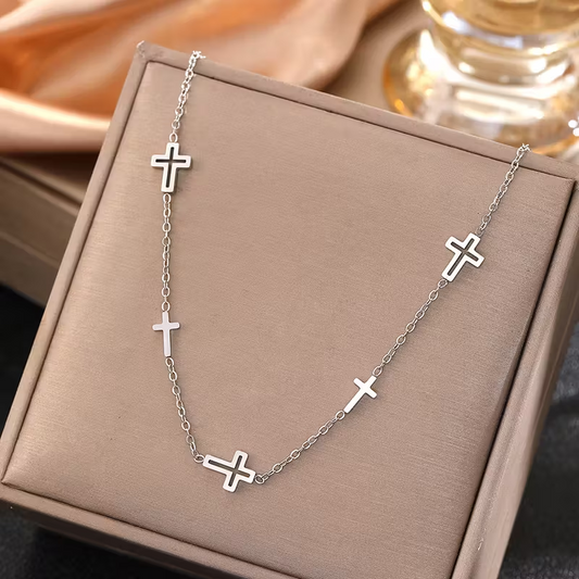 Stainless Steel Cross Necklace