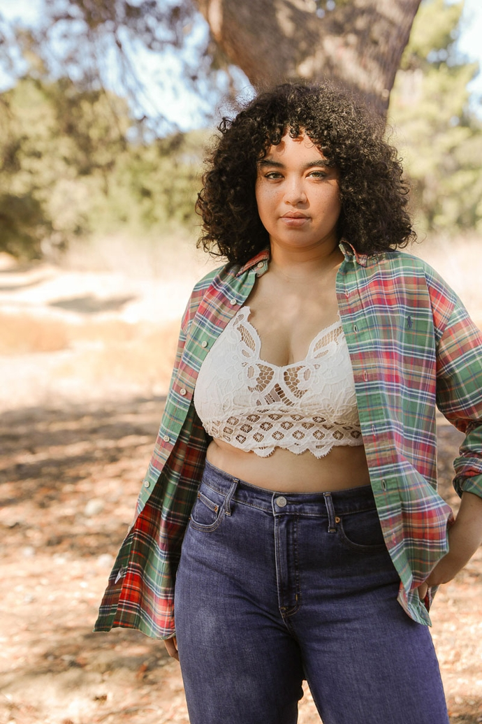 Curvy Delicate Lace Bralette