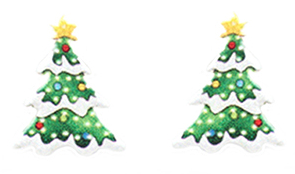 Acrylic Christmas Studs