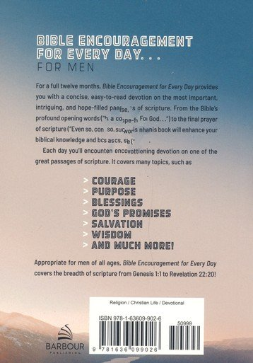 Bible Encouragement Devotional For Men