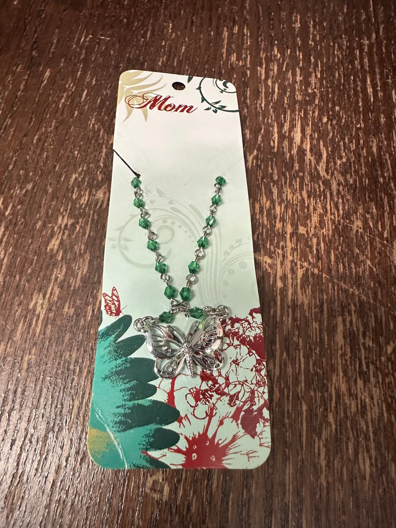 Mom Butterfly Pendant