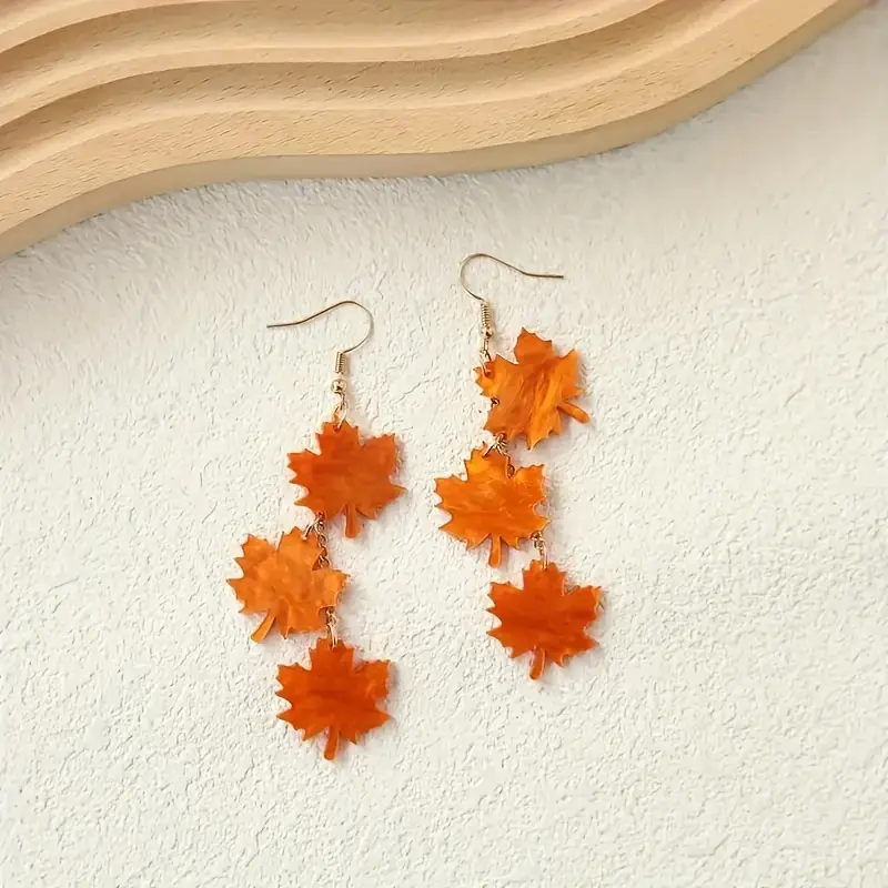 Fall Acrylic Earrings