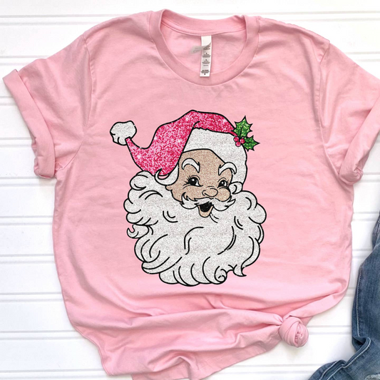 Glitter Santa Tee