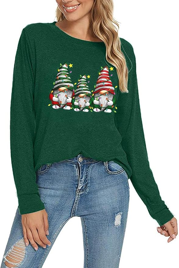 Christmas Gnomes Long Sleeve Tee