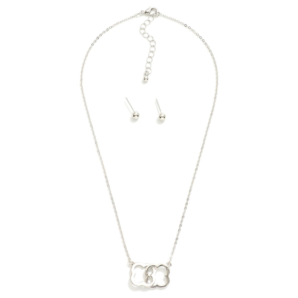 Interlinked Clover Necklace