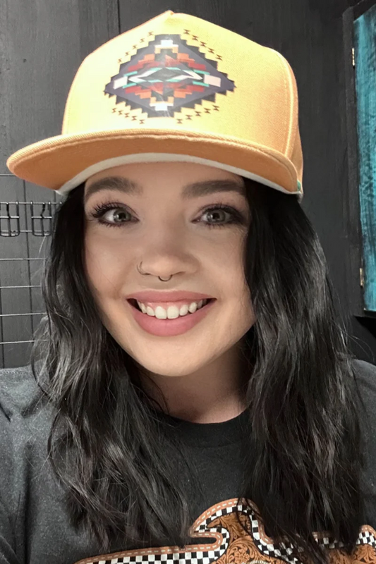 Mustard Aztec Cap