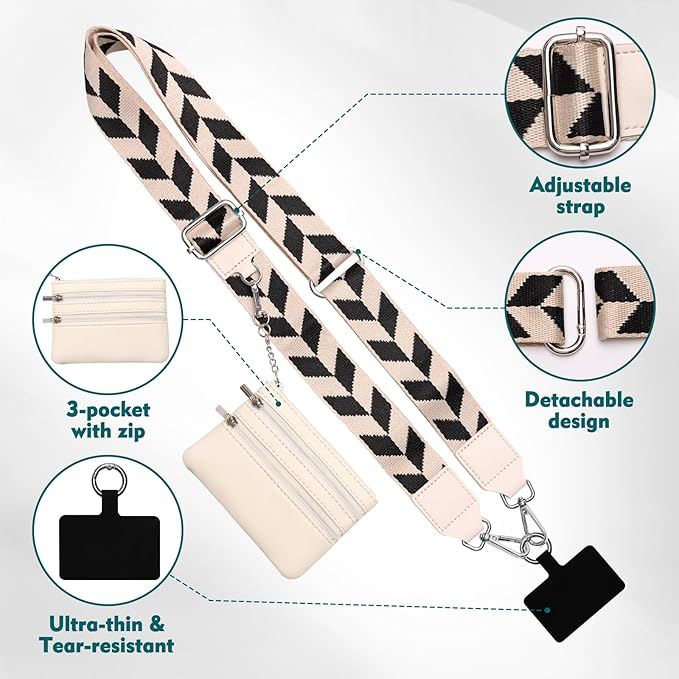 Clip & Go Crossbody Phone Wallet