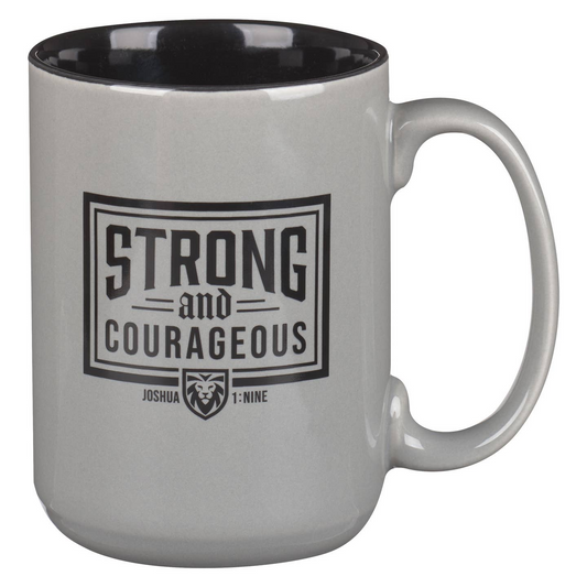 Strong & Courageous Dad Mug