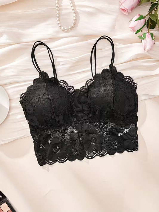 Lace Double Strap Bralette