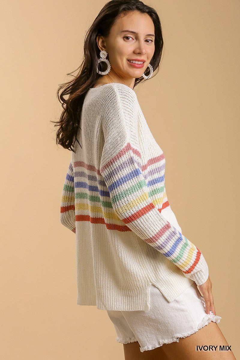 Rainbow Cozy Sweater