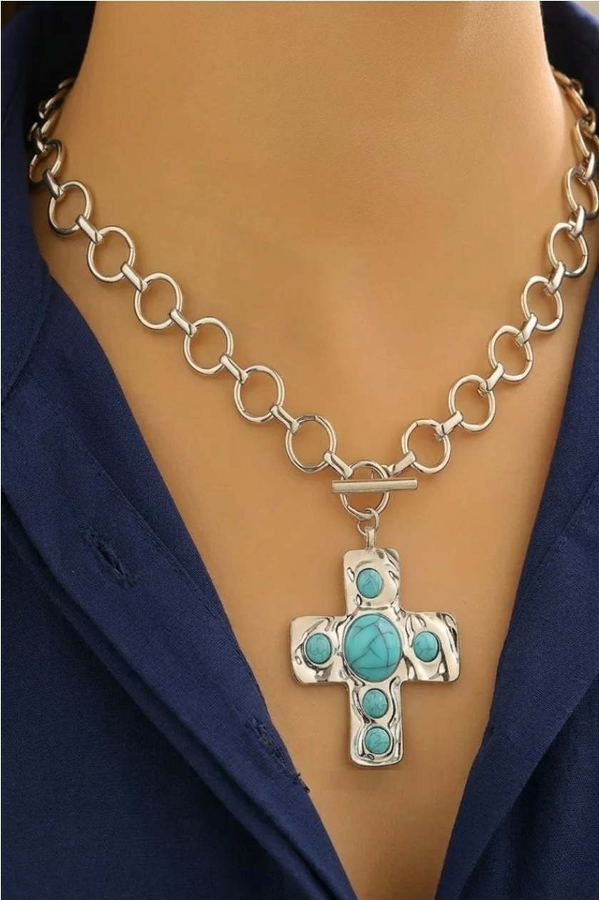 Chunky Cross Necklace