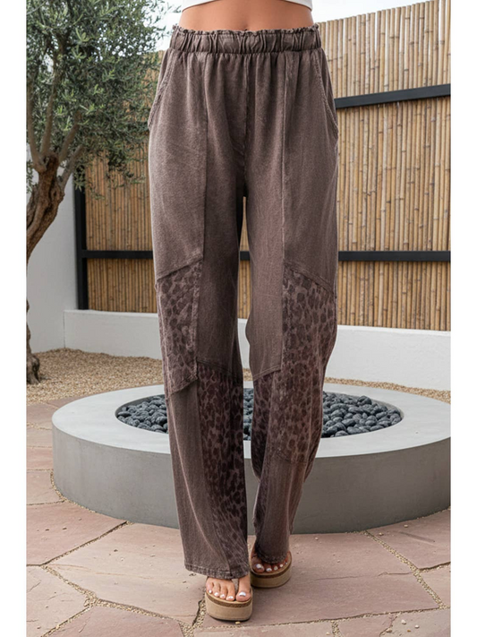 Leopard Dreams Patchwork Pants