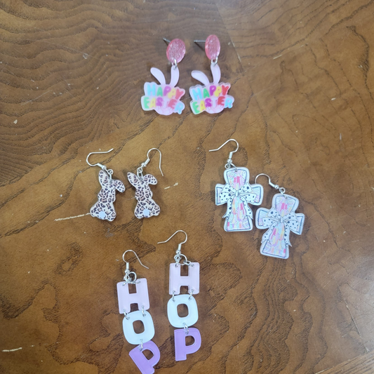Easter Acrylic Earrings