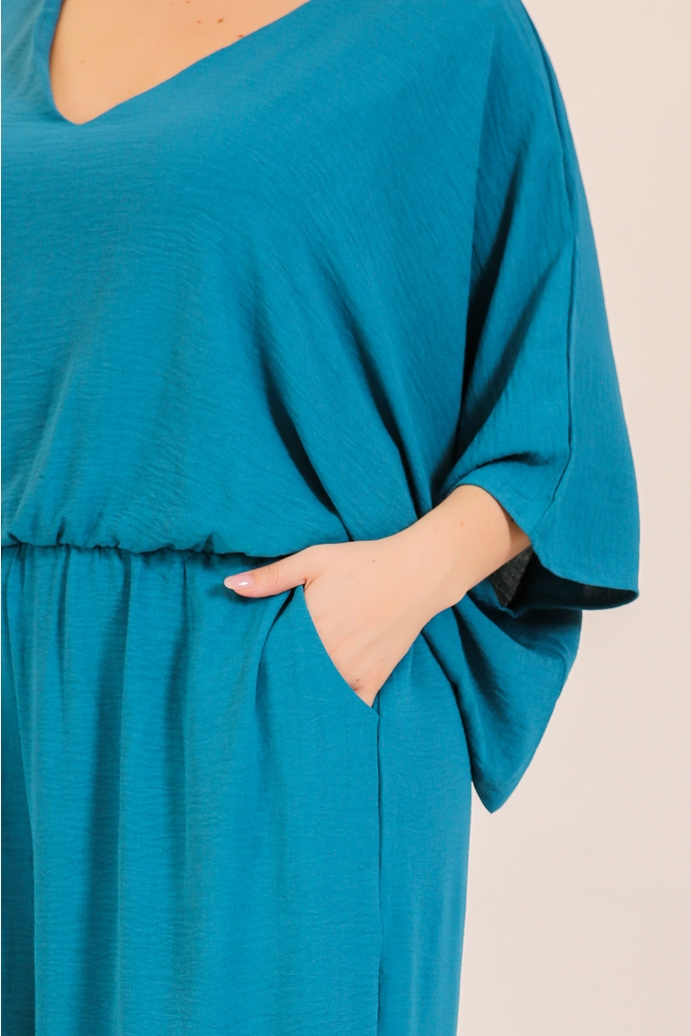 Teal We Meet Again Jumpsuit