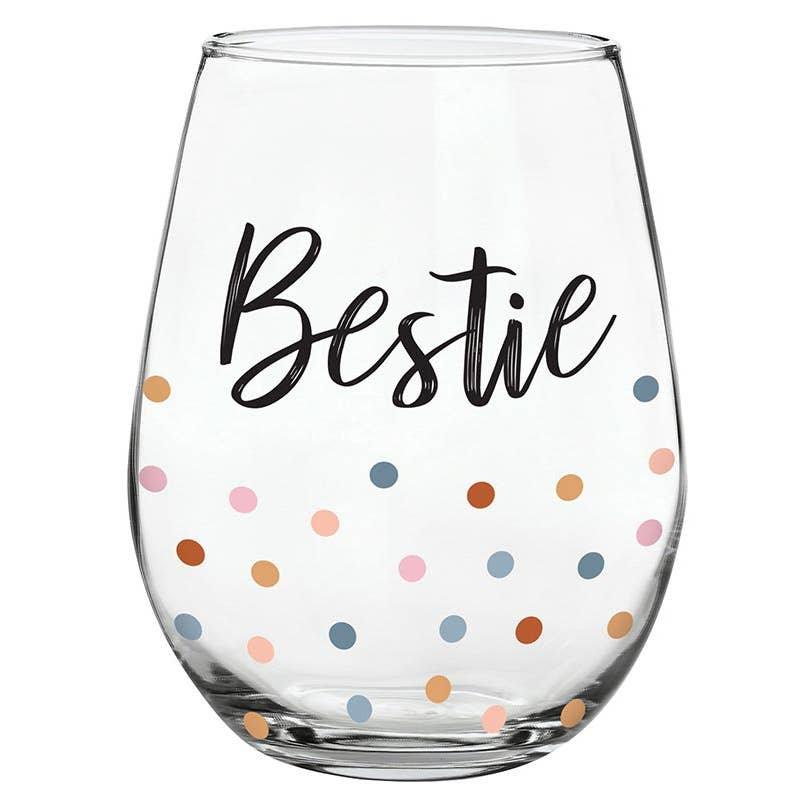 Bestie Wine Glass