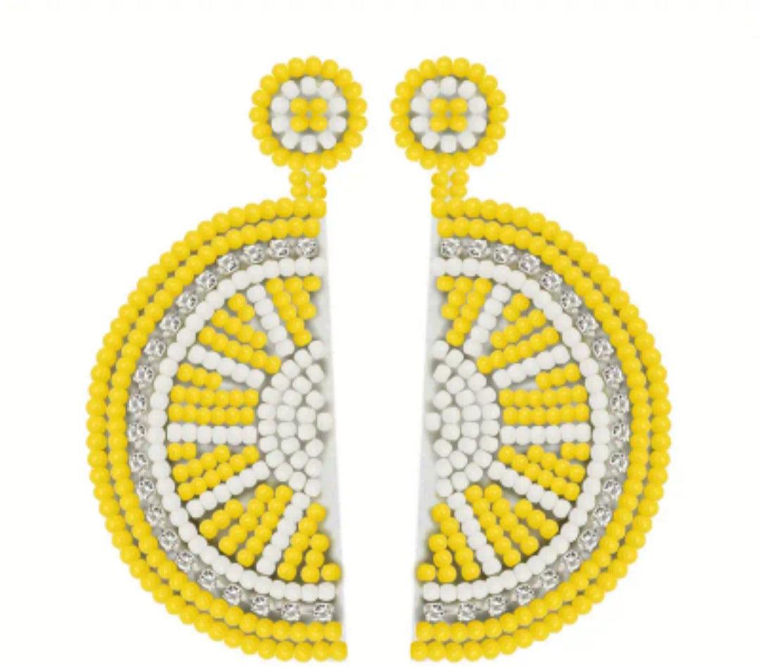 Lemon Earrings - Lady Dorothy Boutique
